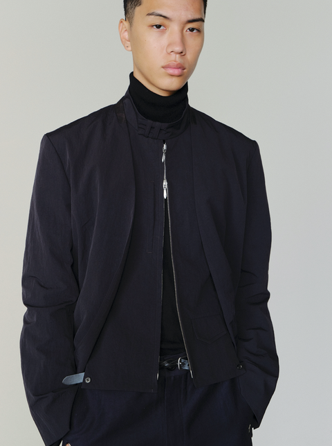 SAIRENSSEI DETACHABLE COLORBLOCK JACKET