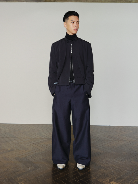 SAIRENSSEI METAL-ACCENTED PANTS