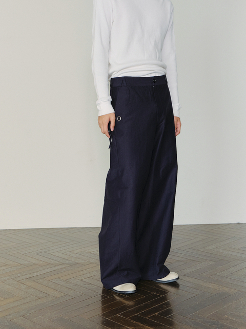 SAIRENSSEI METAL-ACCENTED PANTS