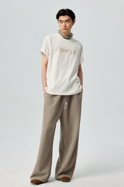 SIMPLE PROJECT FLEECE SWEATPANTS