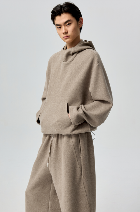 SIMPLE PROJECT FLEECE HOODIE