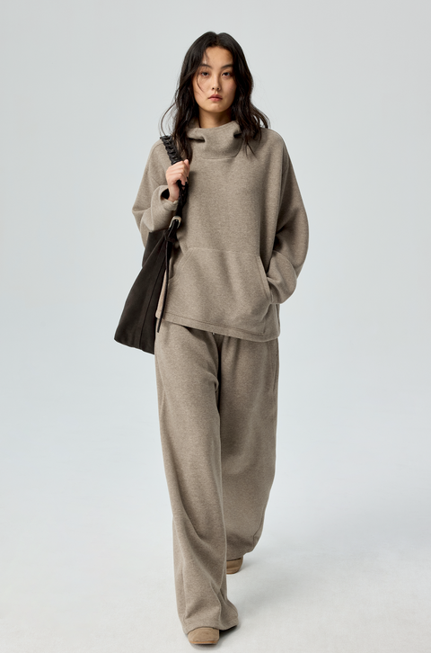 SIMPLE PROJECT FLEECE HOODIE