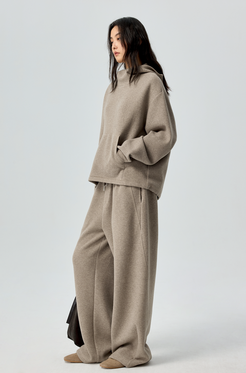 SIMPLE PROJECT FLEECE HOODIE