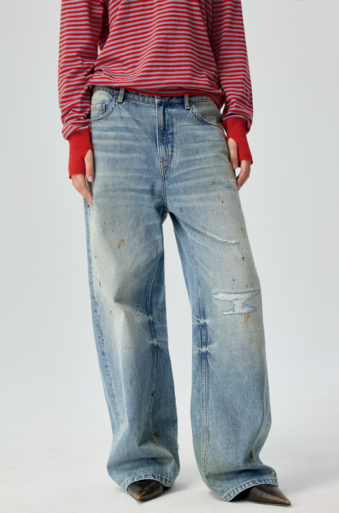 SIMPLE PROJECT DISTRESSED JEANS