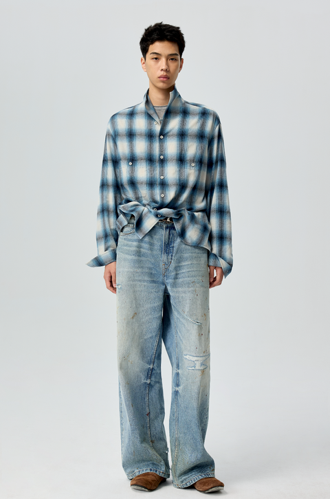 SIMPLE PROJECT DISTRESSED JEANS