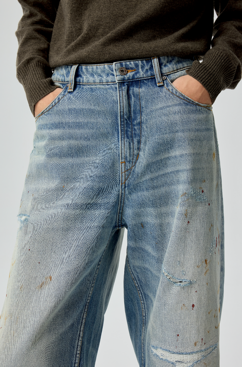 SIMPLE PROJECT DISTRESSED JEANS