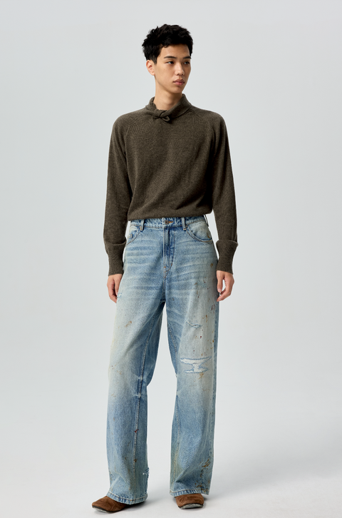 SIMPLE PROJECT DISTRESSED JEANS