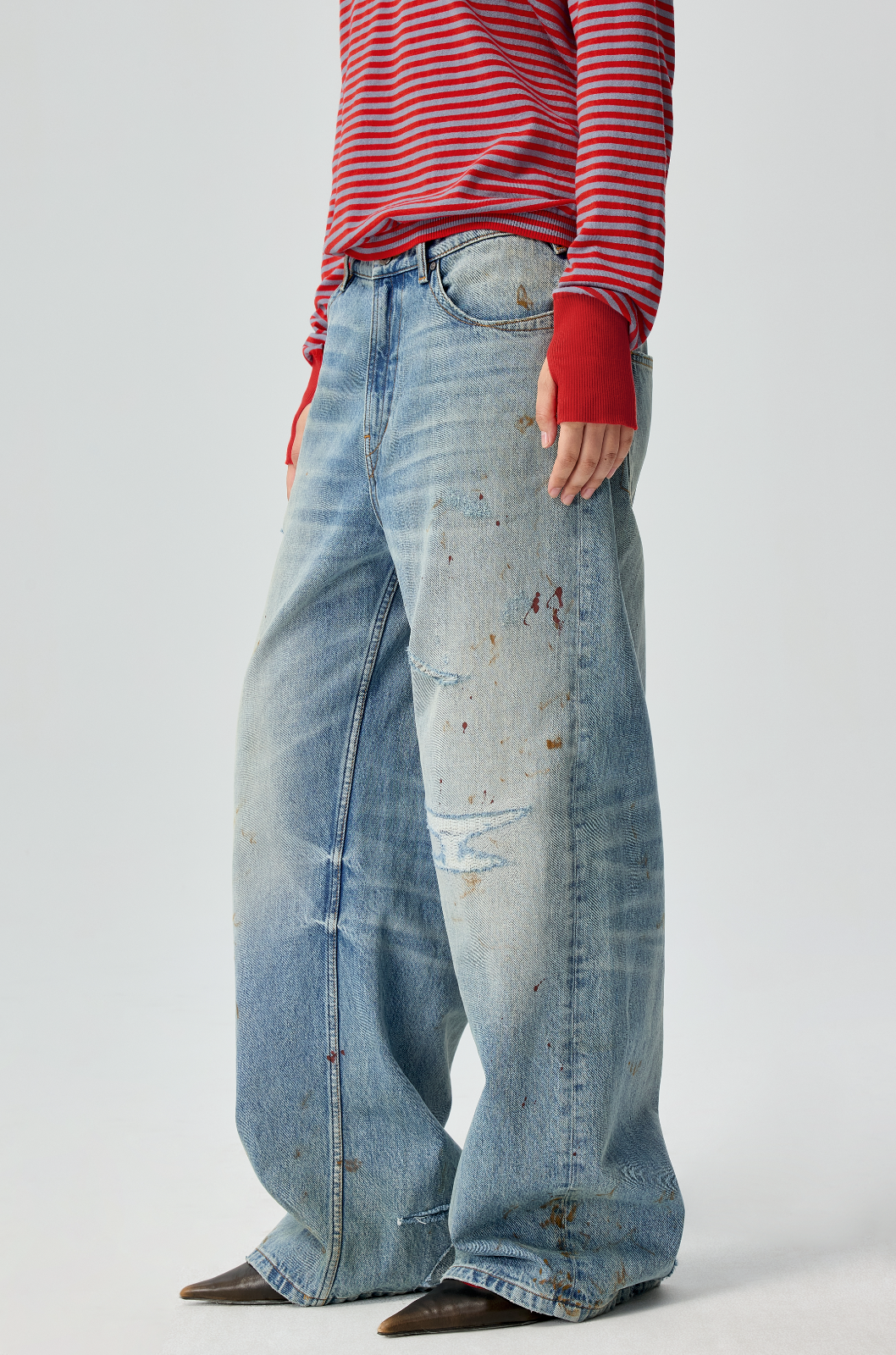 SIMPLE PROJECT DISTRESSED JEANS – Remold Lab