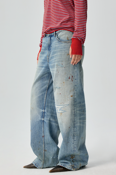 SIMPLE PROJECT DISTRESSED JEANS