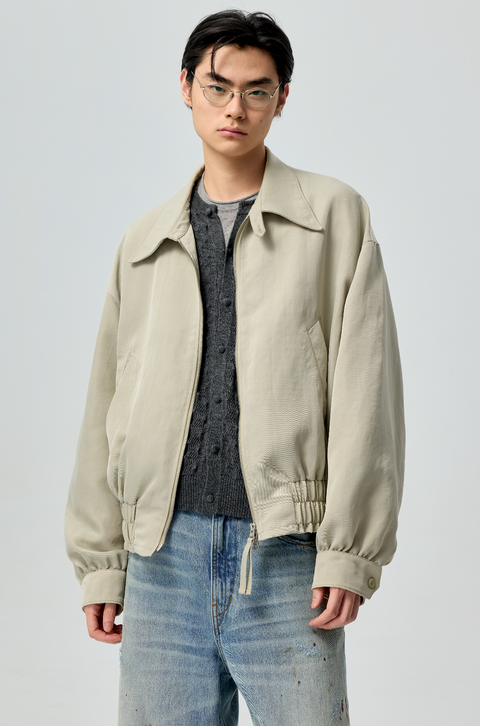 SIMPLE PROJECT NYLON JACKET