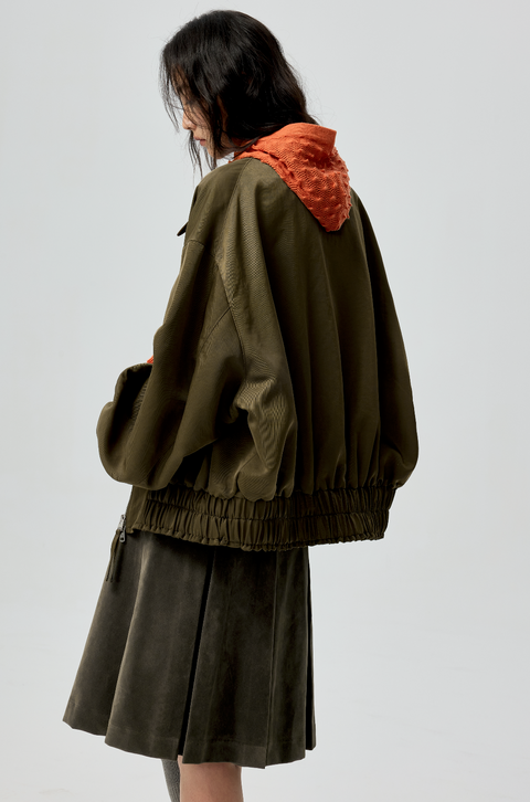 SIMPLE PROJECT NYLON JACKET