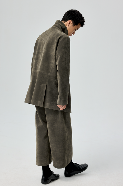 SIMPLE PROJECT SUEDE SHORTS