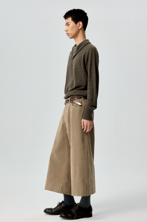 SIMPLE PROJECT SUEDE SHORTS