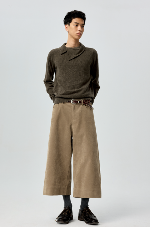 SIMPLE PROJECT SUEDE SHORTS