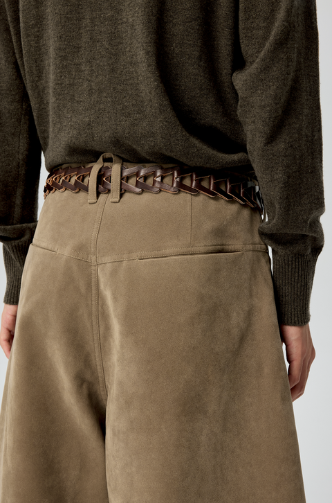 SIMPLE PROJECT SUEDE SHORTS