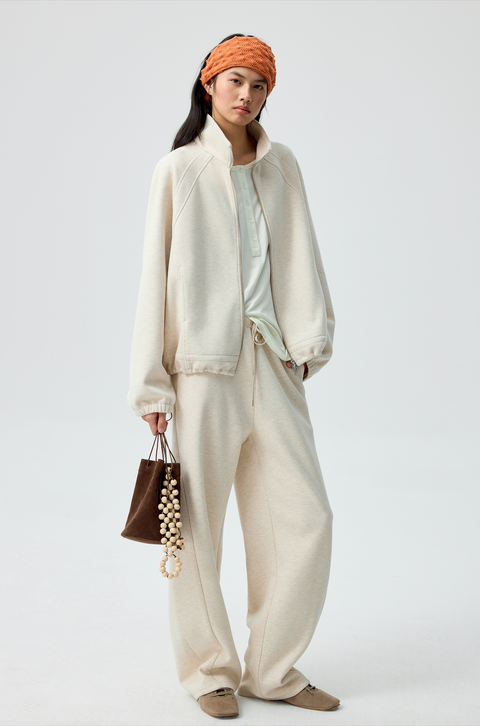 SIMPLE PROJECT RUFFLED HOODIE