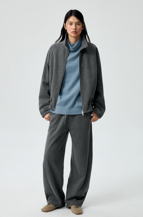 SIMPLE PROJECT RUFFLED HOODIE