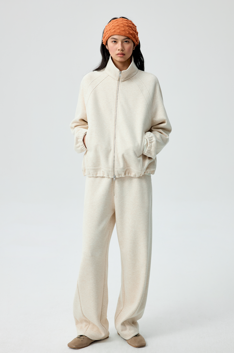 SIMPLE PROJECT RUFFLED HOODIE