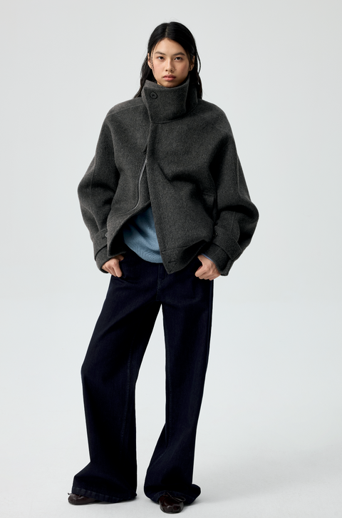 SIMPLE PROJECT BLUE STRAIGHT FIT JEANS