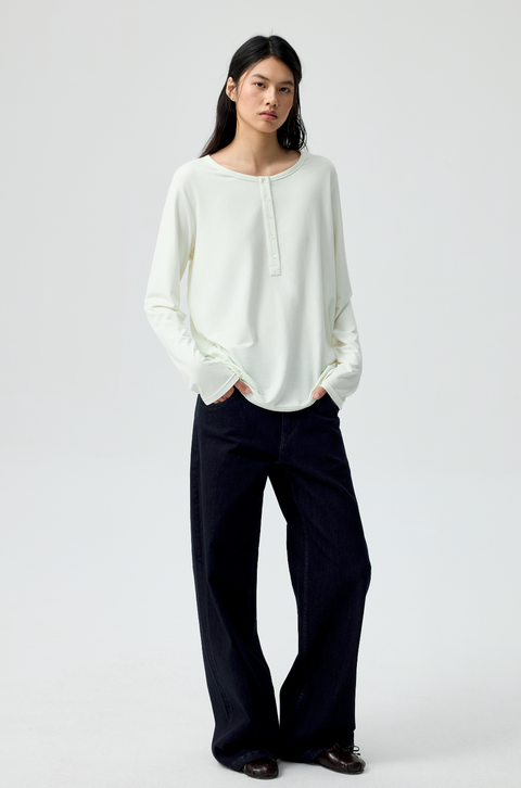 SIMPLE PROJECT BLUE STRAIGHT FIT JEANS