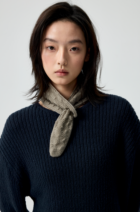 SIMPLE PROJECT "PINEAPPLE" MINI SCARF