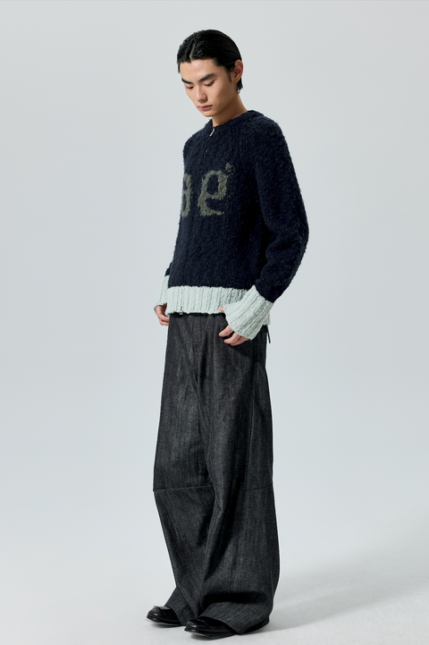 SIMPLE PROJECT SELVEDGE 3D-CUT JEANS