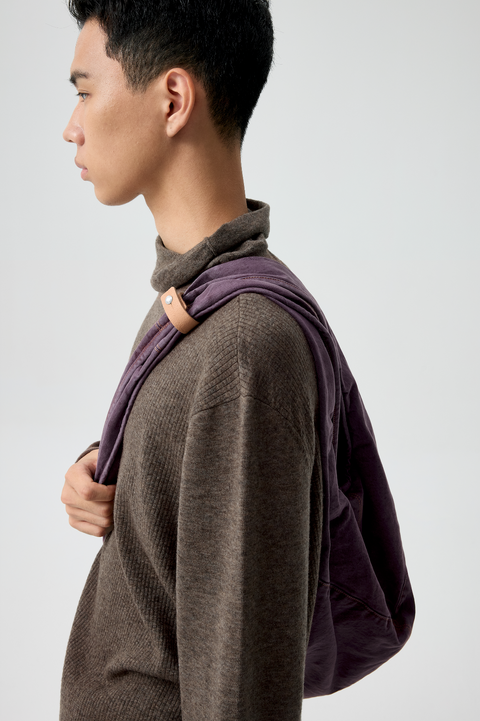 SIMPLE PROJECT GARMENT-DYED BAG