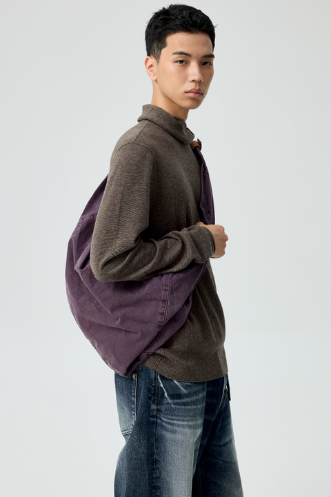 SIMPLE PROJECT GARMENT-DYED BAG