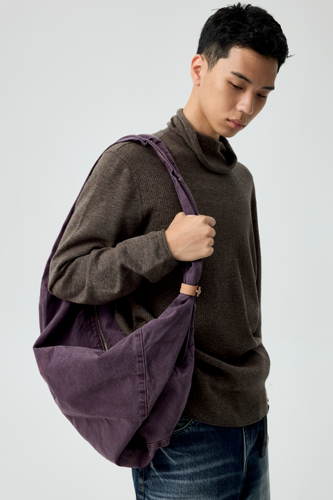 SIMPLE PROJECT GARMENT-DYED BAG