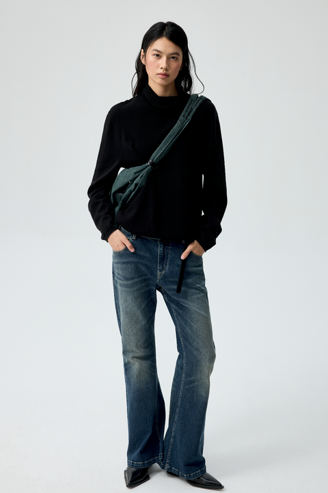 SIMPLE PROJECT GARMENT-DYED BAG