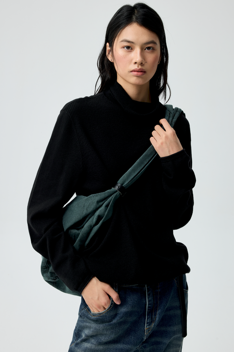 SIMPLE PROJECT GARMENT-DYED BAG