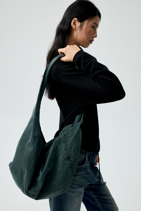 SIMPLE PROJECT GARMENT-DYED BAG