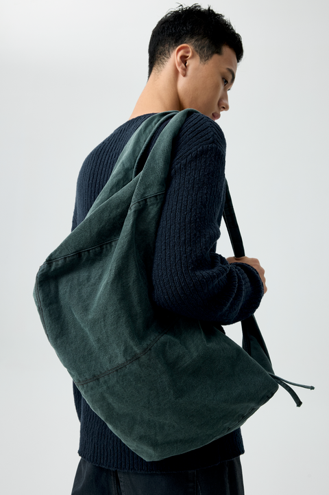 SIMPLE PROJECT GARMENT-DYED BAG