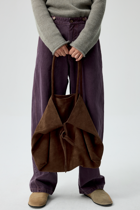 SIMPLE PROJECT SLOUCHY SUEDE TOTE