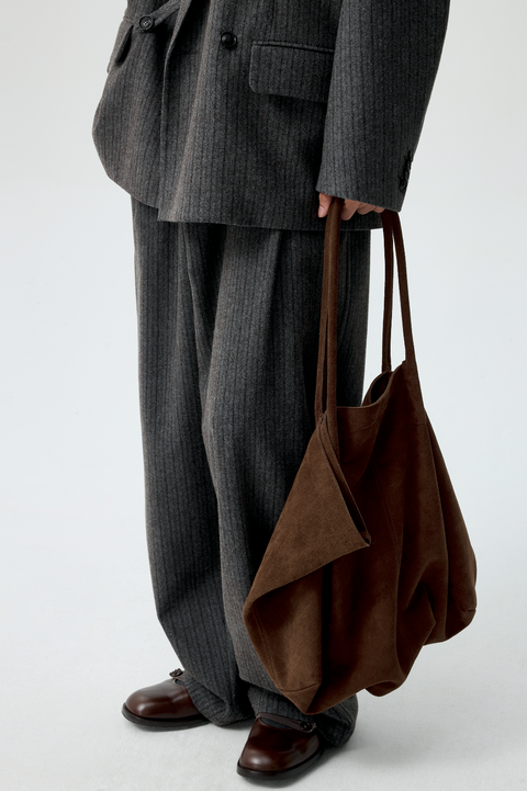SIMPLE PROJECT SLOUCHY SUEDE TOTE