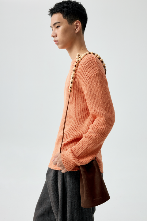 SIMPLE PROJECT SUEDE BUCKET BAG