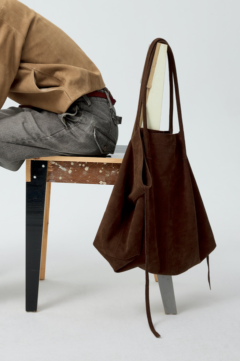 SIMPLE PROJECT SLOUCHY SUEDE TOTE