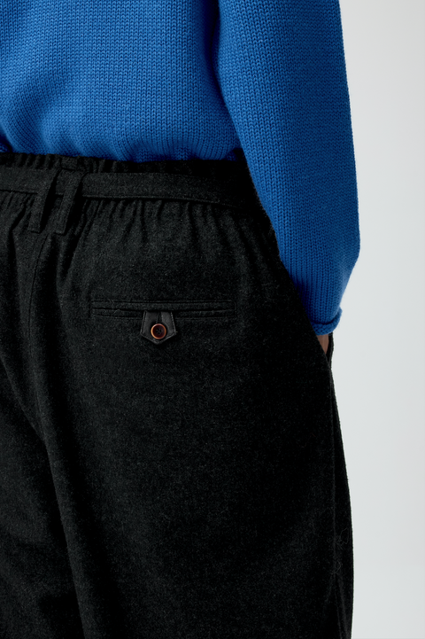 SIMPLE PROJECT RUFFLED TROUSERS