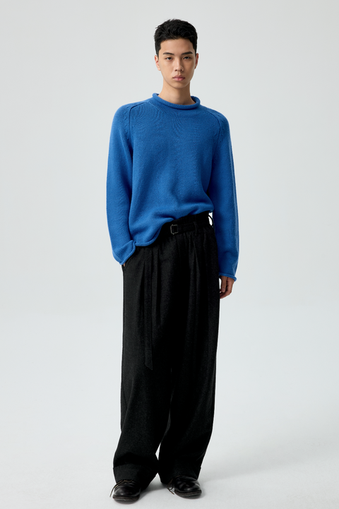 SIMPLE PROJECT RUFFLED TROUSERS