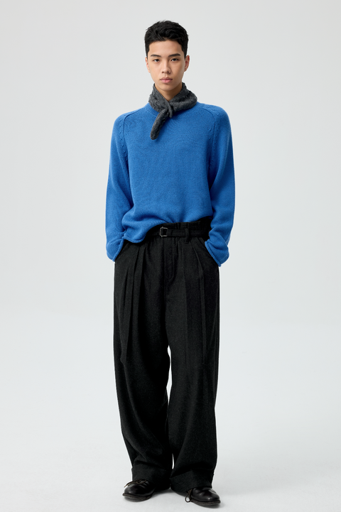 SIMPLE PROJECT RUFFLED TROUSERS