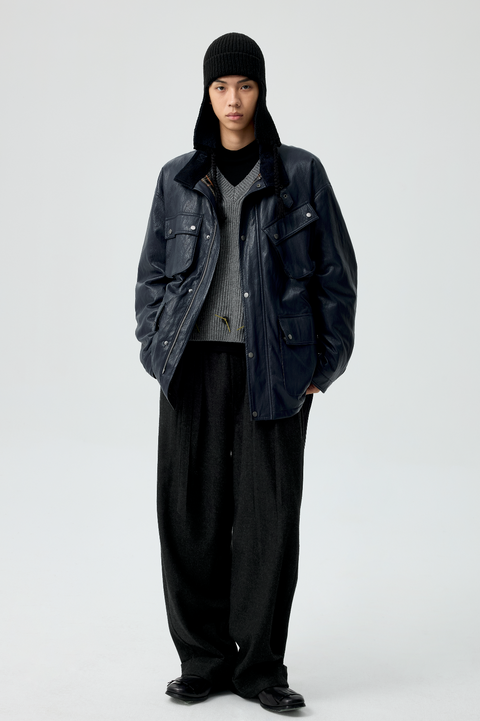 SIMPLE PROJECT RUFFLED TROUSERS