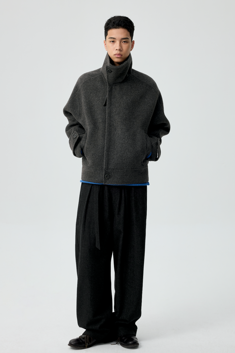 SIMPLE PROJECT RUFFLED TROUSERS