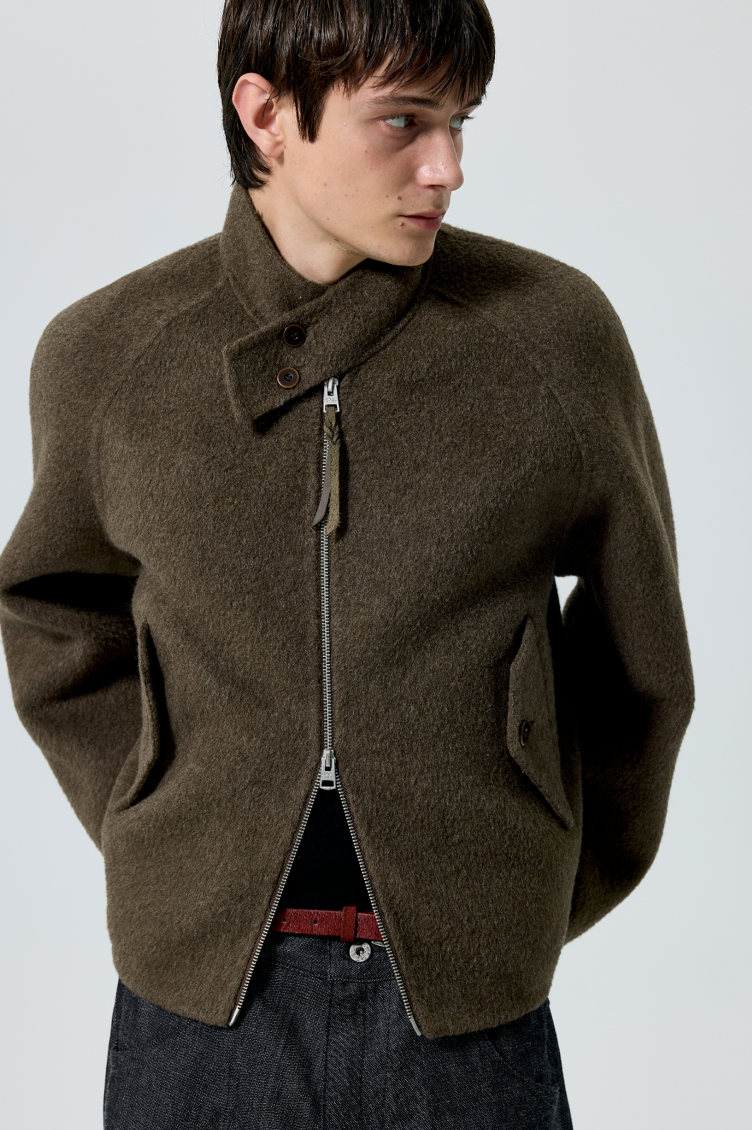 SIMPLE PROJECT WOOL HARRINGTON JACKET – Remold Lab