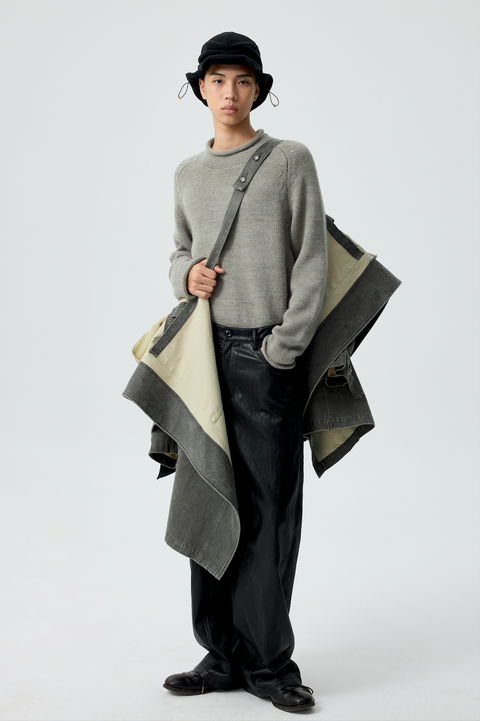 SIMPLE PROJECT COATED COAT