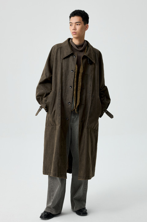 SIMPLE PROJECT COATED COAT