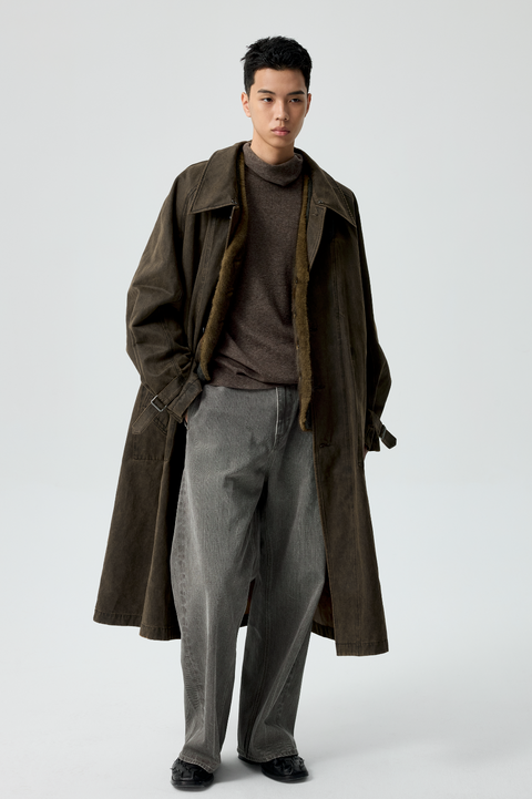 SIMPLE PROJECT COATED COAT