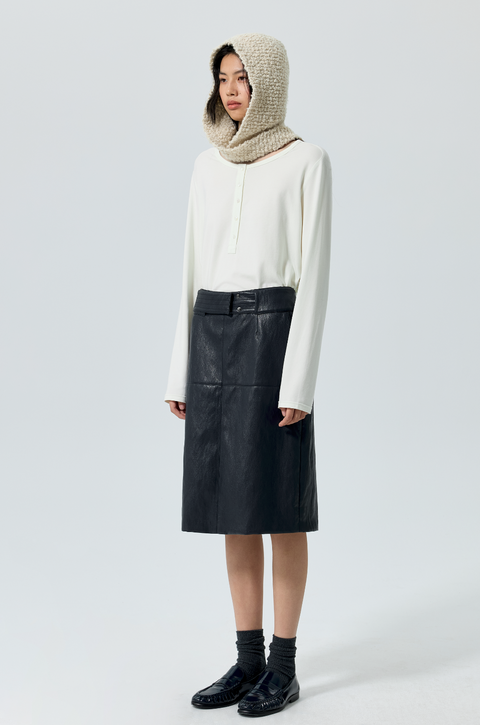 SIMPLE PROJECT KNITTED HOODED SCARF