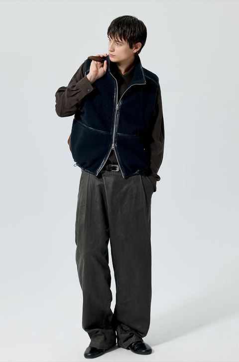 SIMPLE PROJECT COATED TROUSERS