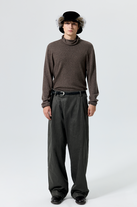SIMPLE PROJECT COATED TROUSERS
