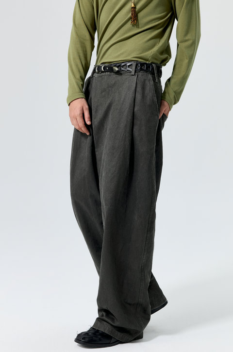 SIMPLE PROJECT COATED TROUSERS